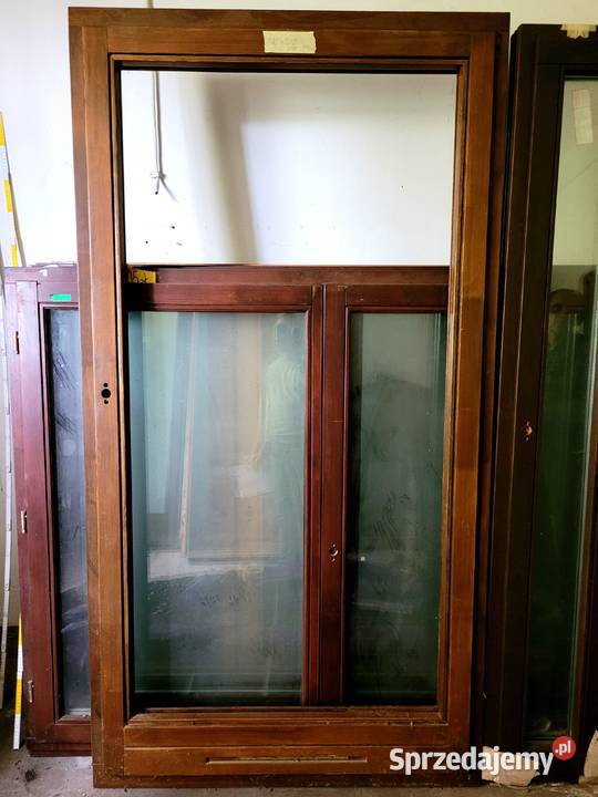 okno drzwi drewniane balkonowe 110x210