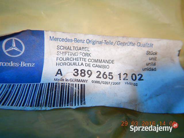 WIDEŁKI TRZECIEGO I CZWARTEGO BIEGU G 240 ASO