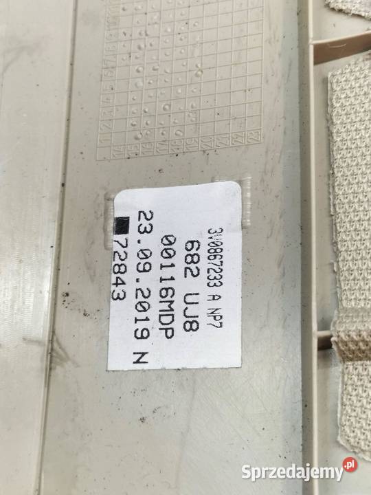 OSŁONA SŁUPKA A LEWA PRAWA KPL 3V 3V0867234A