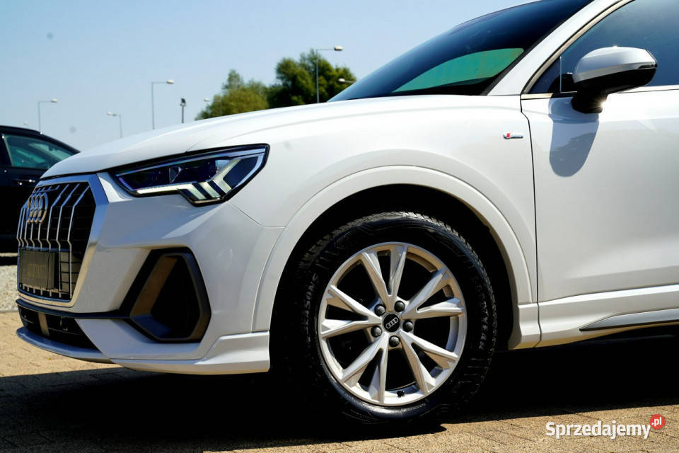Audi Q3 SLINE skóra FUL LED parktonik NAWI alusy wielofunkcyjna kierownica opolskie Otmuchów