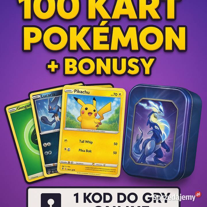 Bulk 70 Oryginalnych kart Pokmon 10 Energii 10 Kraków