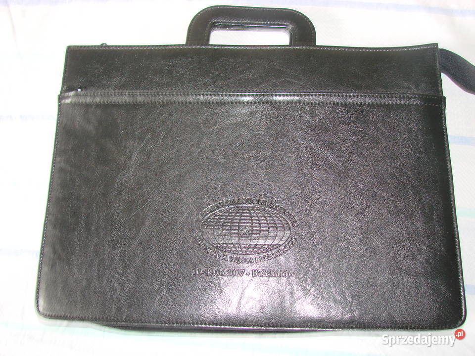 skórzana teczka aktówka okolicznościowa Pruszcz Gdański sprzedam