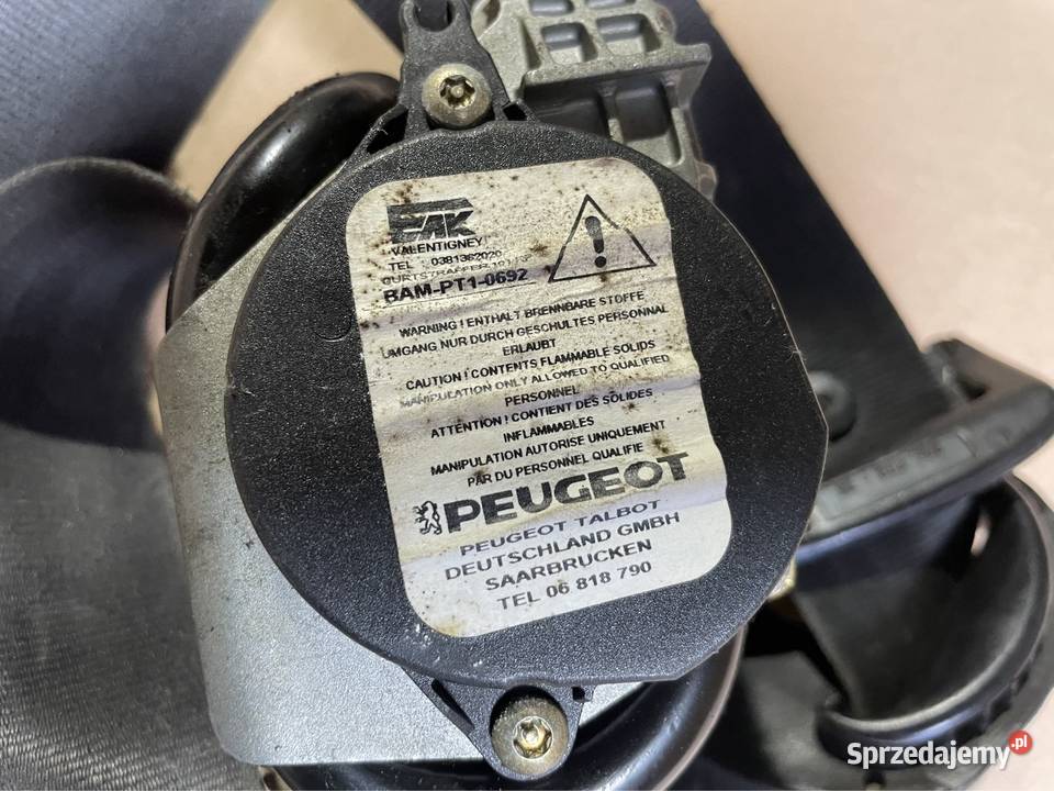 96346431XX pas bezpieczeństwa lewy przód Peugeot Rok produkcji 2005
