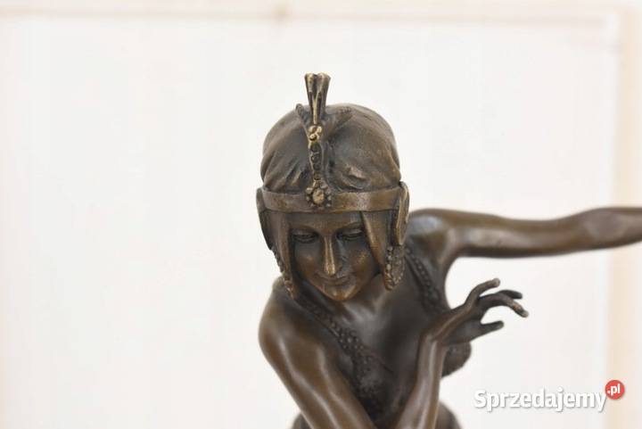 Rzeźba w Stylu Demetre Chiparus Tancerka Figura Kraków