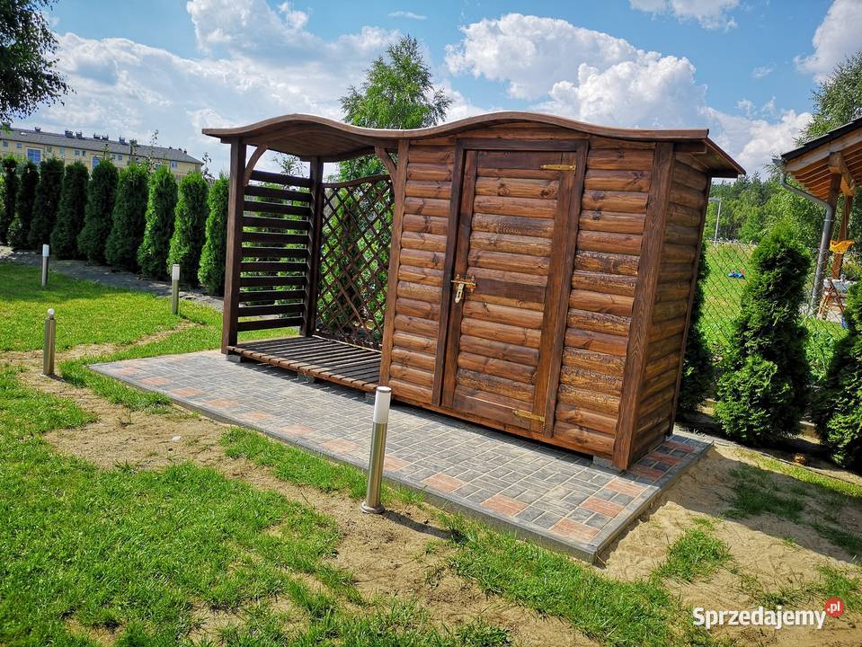 Drewutnia 19x11m z dach fala domek 2x11m półbal Kalety sprzedam