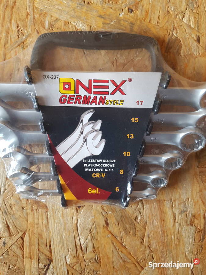 KLUCZ ZESTAW KLUCZY ONEX OX237 6 Głogowa