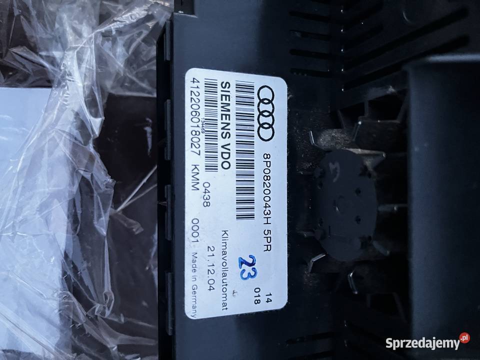 Audi a3 8p panel klimatyzacji osobowe Wrocław