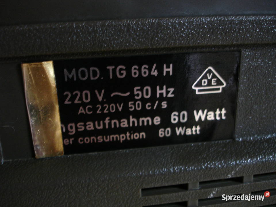 Magnetofon szpulowy SABA TG664 Zielona Góra