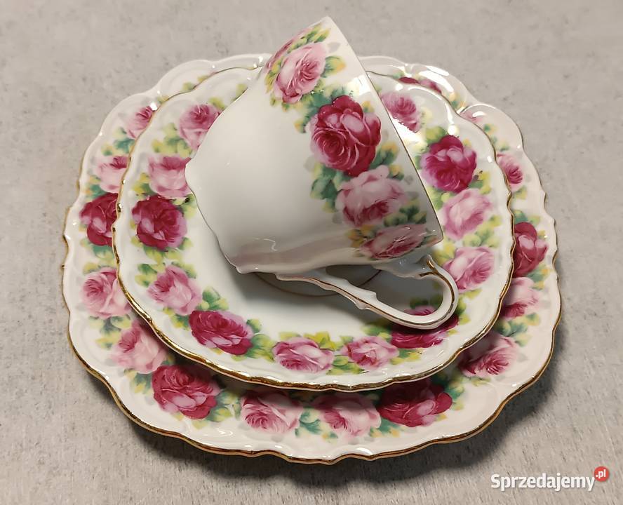 SCHWARZENHAMMER Filiżanka Zestaw Śniadaniowy Porcelana i szkło sprzedam