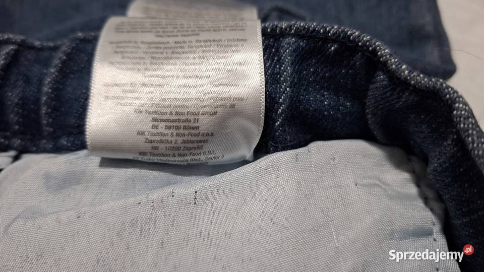 Krótkie spodenki chłopięce niebieskie 122 67 lat Czeladź