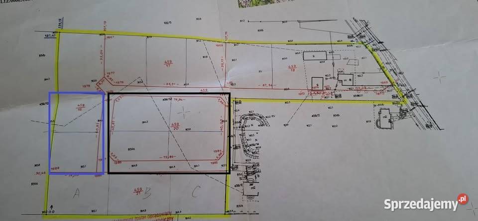 Działki Budowlane Sieroczyn 1200m2 1000m2 pomorskie Człuchów