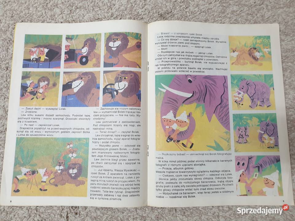 Bolek i Lolek Zwierzęta Serengeti komiks