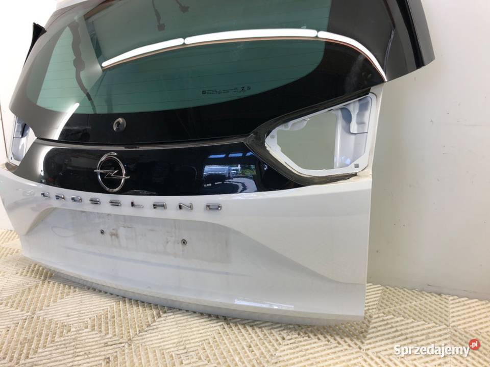 KLAPA TYŁ OPEL CROSSLAND Crossover Biały