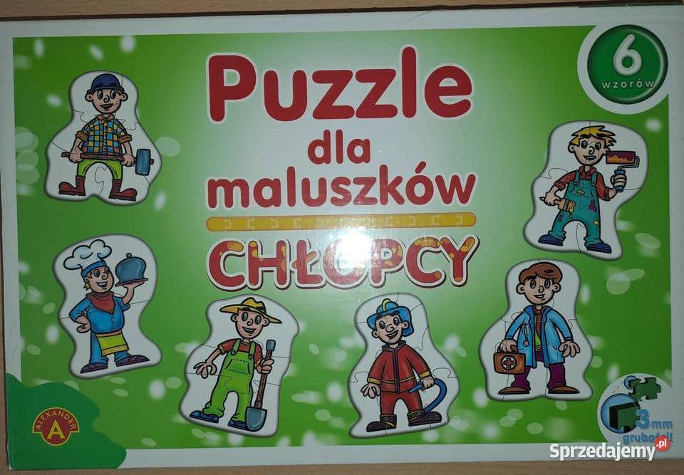 Pierwsze puzzle chłopcy 2 lata+ Kraków sprzedam