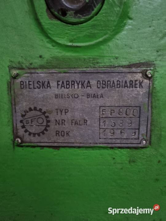 Frezarka fp800 Pozostałe Bielawa