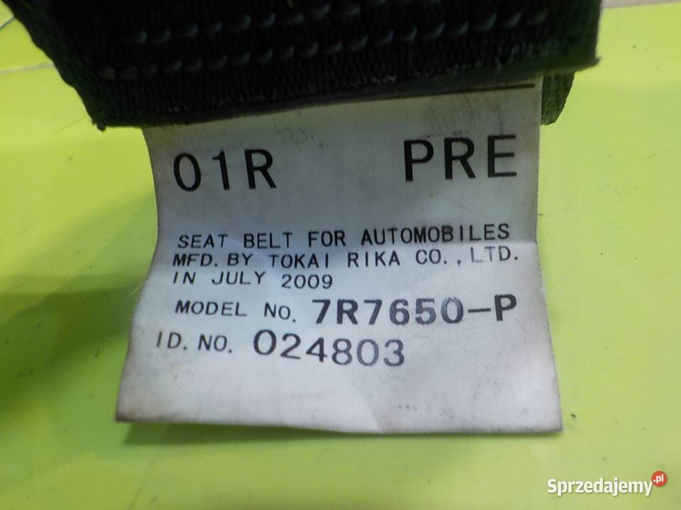 TOYOTA IQ 10 VVTI 09r HB 3D pas bezpieczenstwa mazowieckie Suków sprzedam