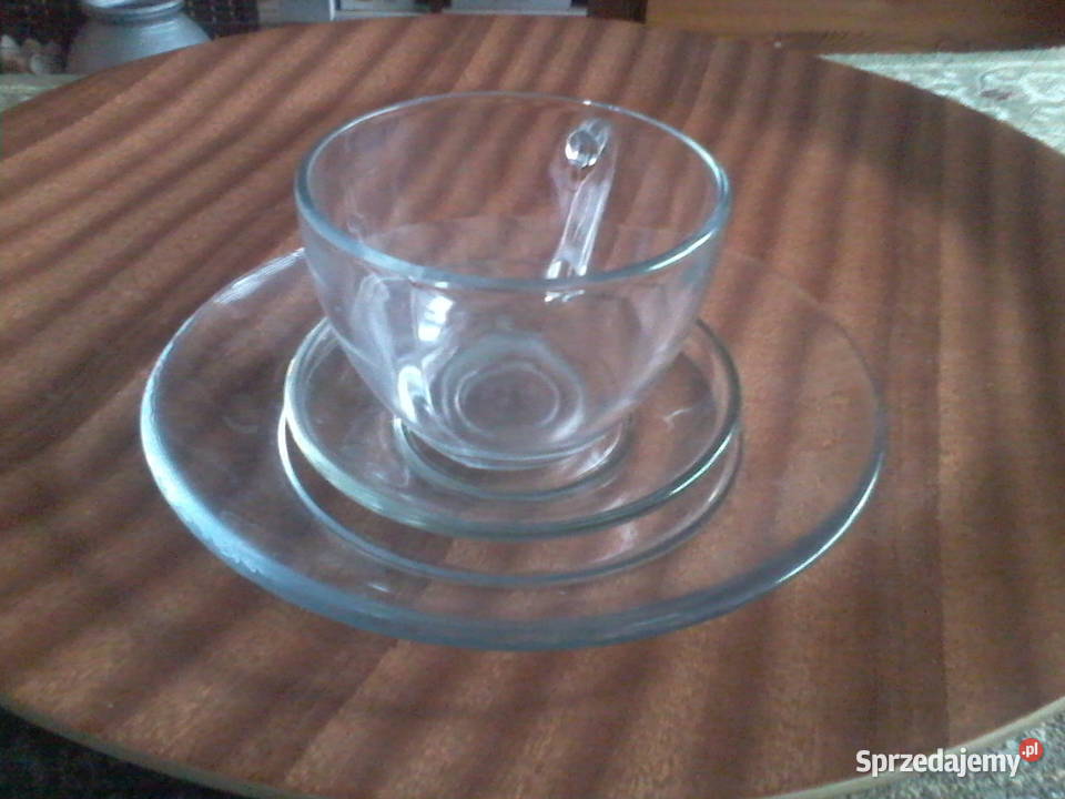 zestaw do kawy herbaty szkło dzbanek żaroodporny śląskie