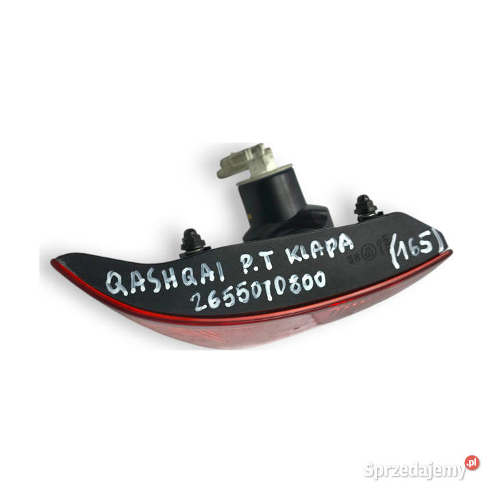 LAMPA PRAWA Nissan Qashqai I 0613r tylna prawy lubelskie Chełm