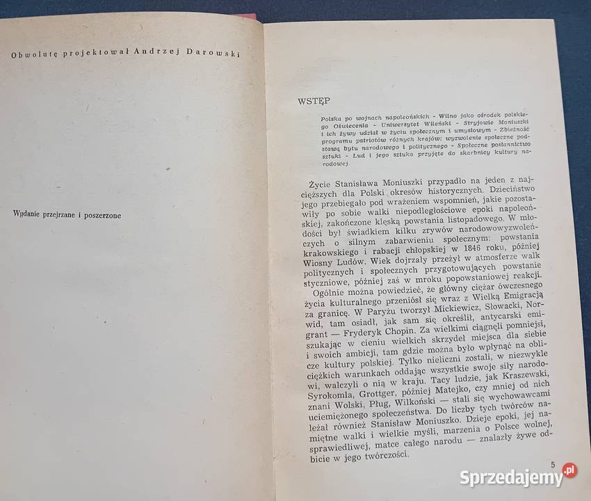 Witold Rudziński Moniuszko PWM 1987 r Wydanie V Antyki, Sztuka, Kolekcje Koźminek