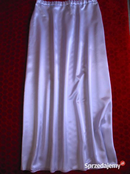 Spódnica z satyny 48 M pas 8492 mazowieckie Siedlce sprzedam