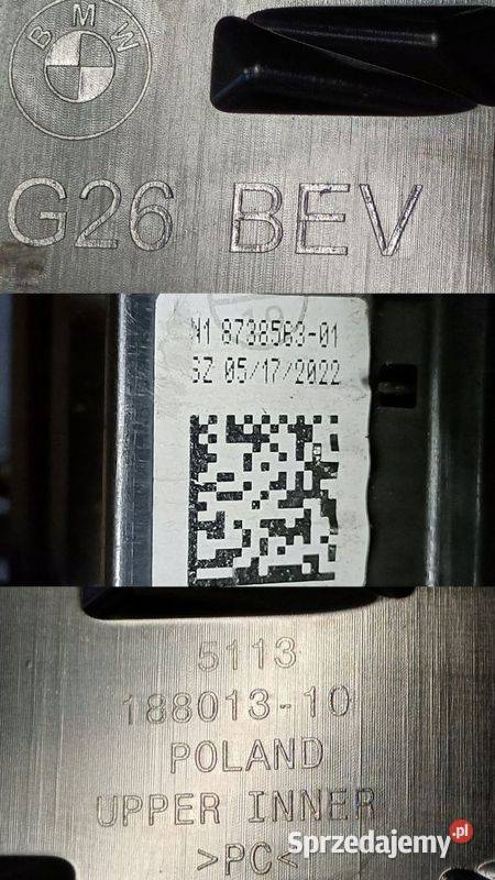BMW I4 G26 21 GRILL ATRAPA CHŁODNICY 51138738563 Pleszew