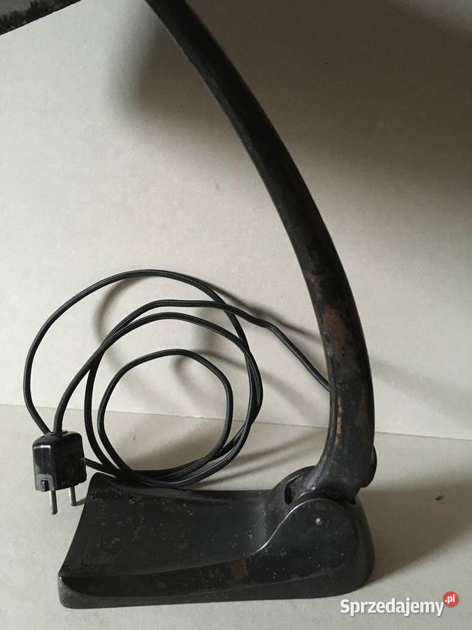 Stara lampa bankierka sygnowana