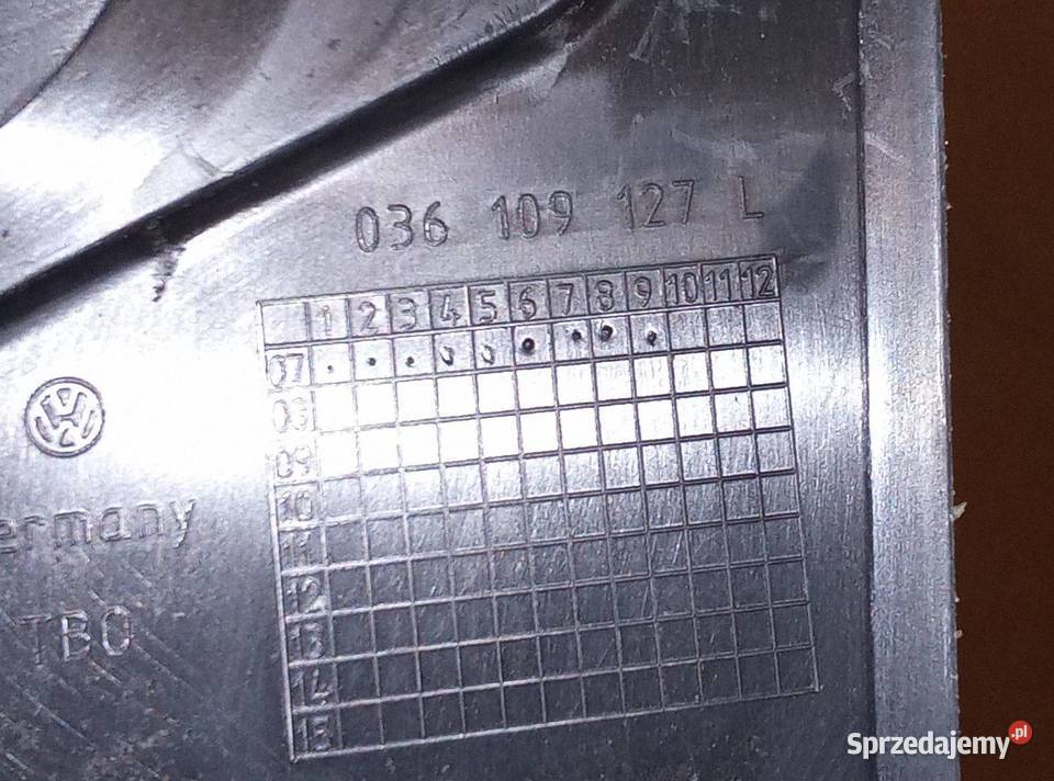 Osłona dolna paska rozrządu 036109127L 14 16v VW Wrocław