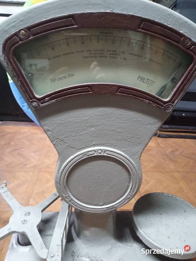 Waga sklepowa z 1963r PRL T312 Lubelskie Fabryki Tychy
