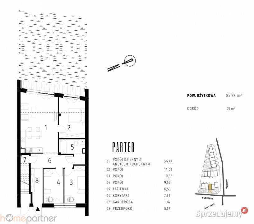 Mieszkanie 8522m2 4 pok Wrocław Tadeusza dolnośląskie