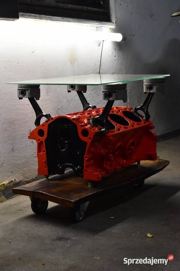 Stolik kawowy ława z silnika v6 silnik ford Lublin
