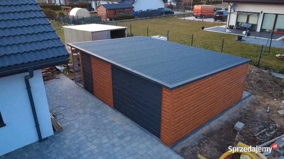 Garaż Blaszany Blaszak 54 wiata 14 drewnopodobny sprzedam