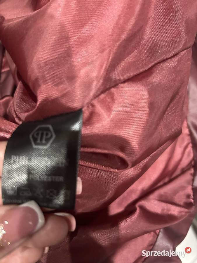 Kurtka męska Philipp Plein L bordowa Nowa Kurtki i płaszcze Odzież i bielizna męska