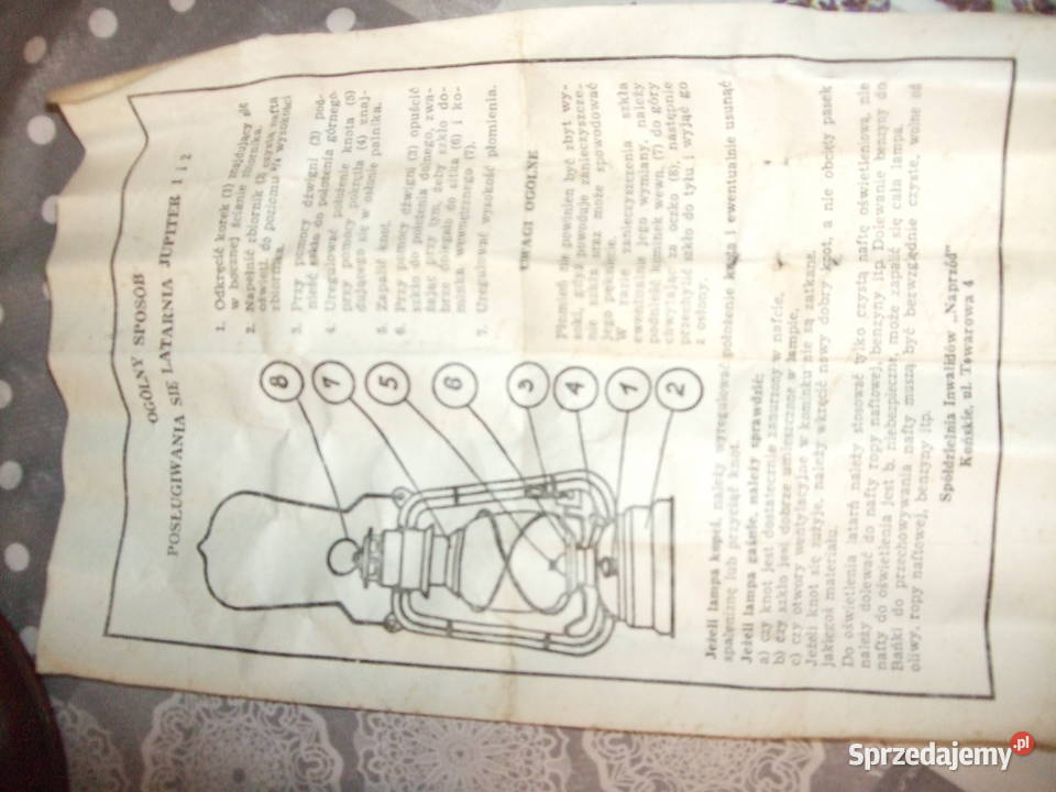 Lampa naftowa Jupiter 2 Supraśl sprzedam