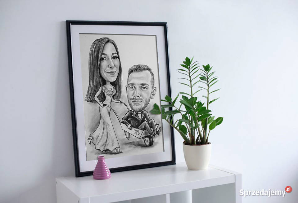 Karykatura portret ze zdjęcia A3 jedna osoba