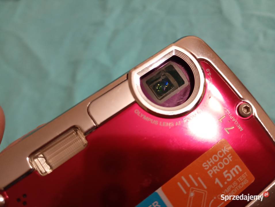 Turystyczny bordowy Olympus mi 725 SW Pancerna śląskie