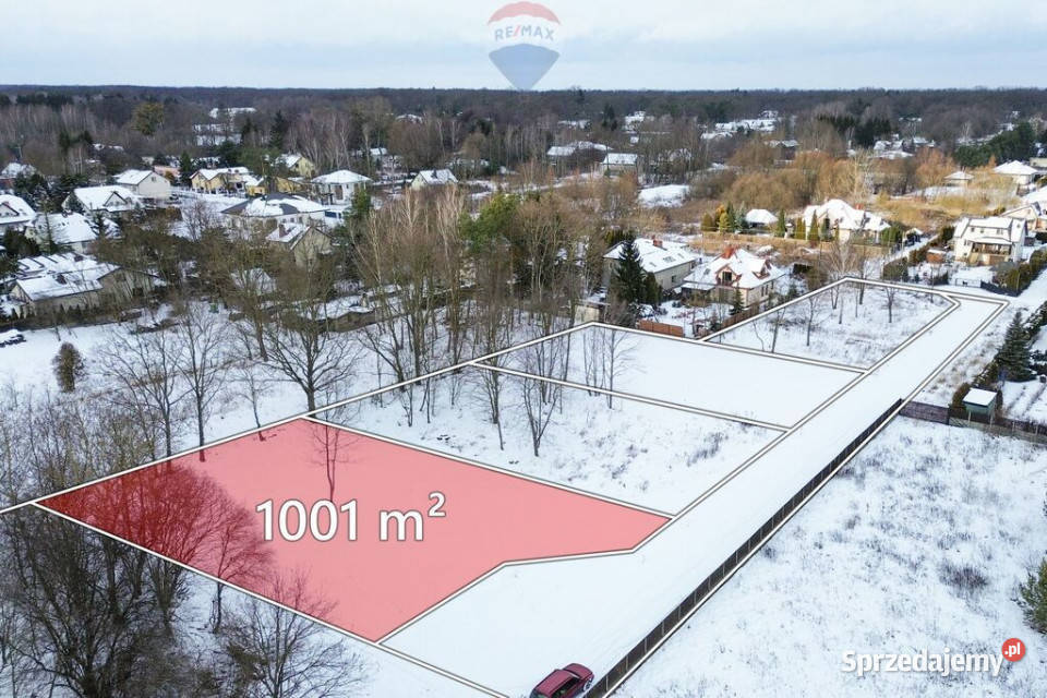 Działka budowlana 1001 m Żółwin gm Brwinów mazowieckie