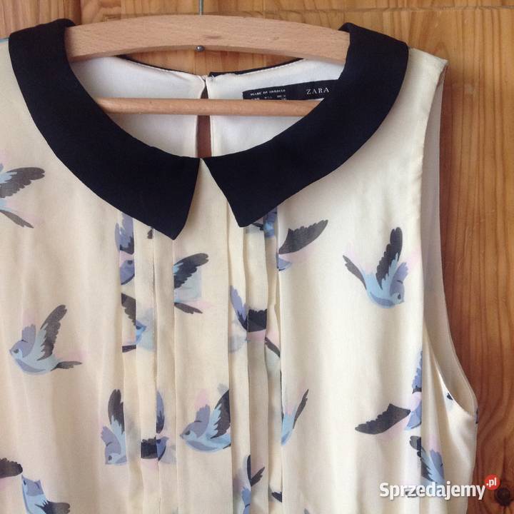 Sukienka zara rozmiar 36 s kolor jasny żółty z małopolskie