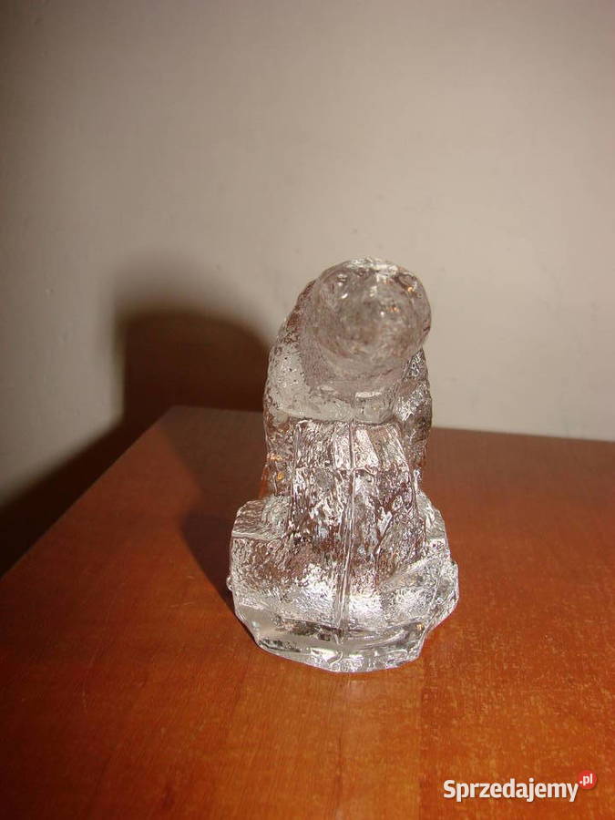 Niedźwiedź polarny przycisk do papieru Bergdala Porcelana i szkło pomorskie Pruszcz Gdański