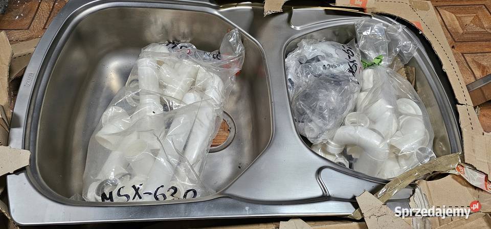 Nieużywany zlewozmywak dwukomorowy marki Franke Wykończenie Kraków sprzedam