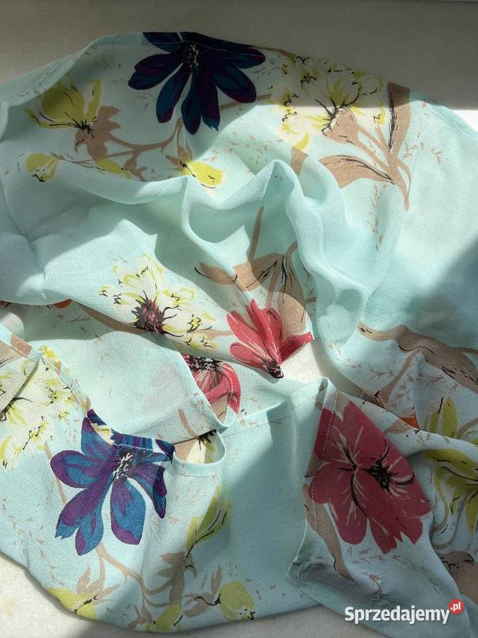 JACKPOT apaszka szal szalik w kwiaty mazowieckie Warszawa
