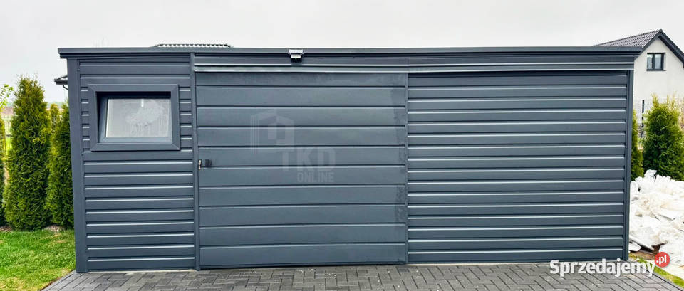 Domek ogrodowy 45x25 m drzwi przesuwne okno dach Rawa Mazowiecka