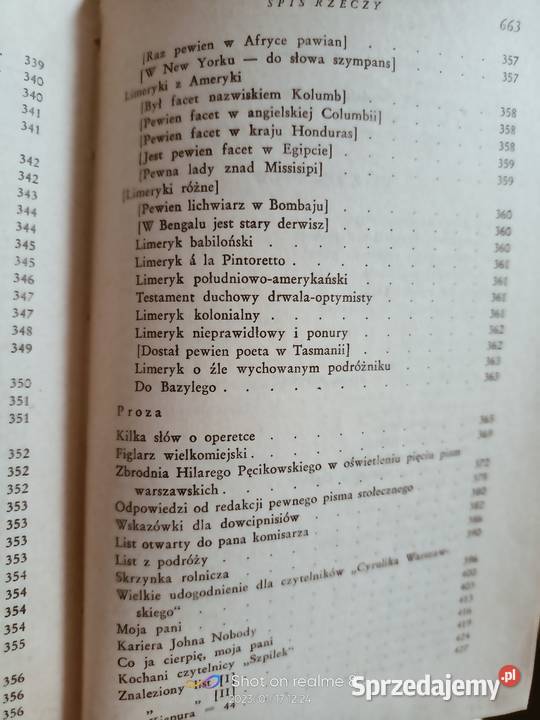 Dzieła Tuwima unikat okazy Księgarnia Praga mazowieckie Warszawa sprzedam