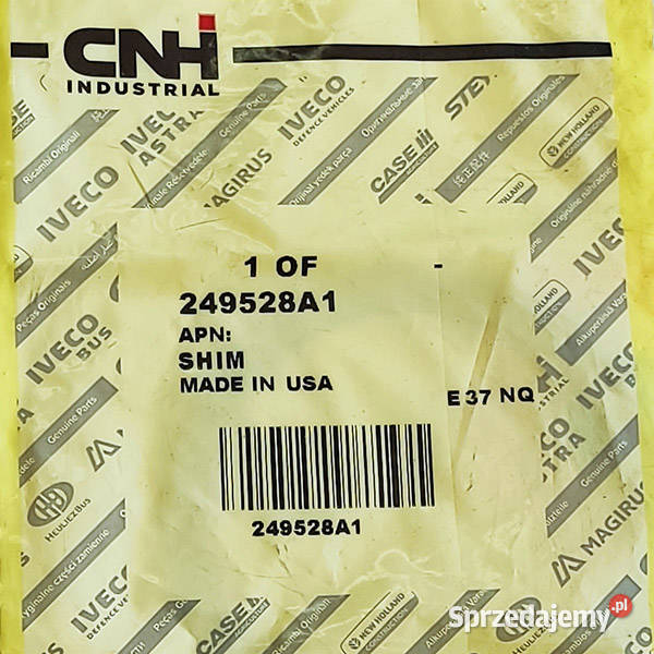 249528A1 Grubość uszczelki 0203 mm MX310 Mag340