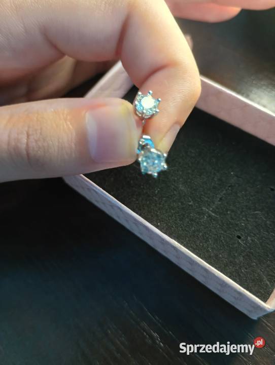 Kolczyki Moissanite Bolesławiec