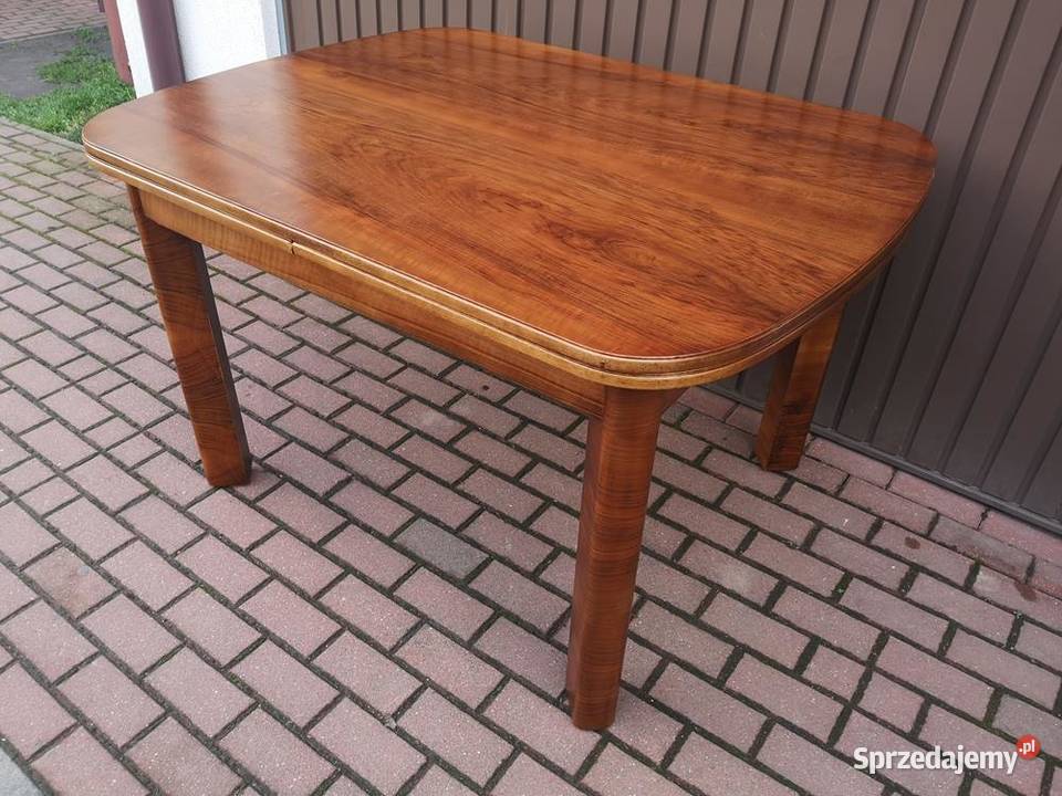 Stół ARTDECO Orzech Zgrabny Antyk Stary wielkopolskie