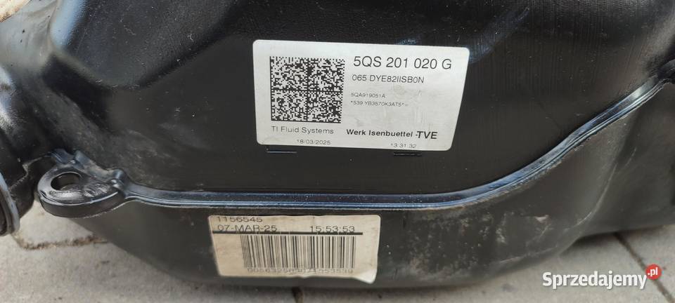 VW TAYRON TIGUAN III ZBIORNIK BAK PALIWA POMPA sprzedam