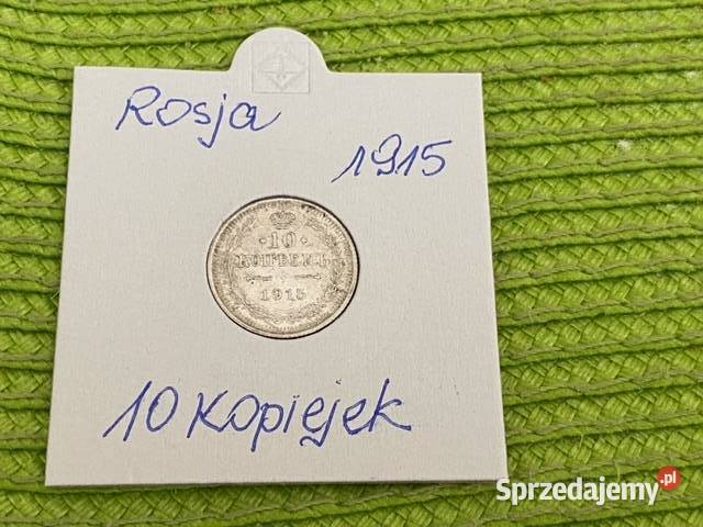 moneta srebrna Rosji carskiej z 1915r sprzedam