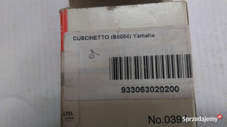 Łożysko ORGINAŁ Yamaha 93306302020 B6004 T XCITY podlaskie Bielsk Podlaski