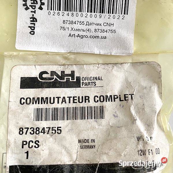87369251 Czujnik skrzyni biegów CNH Części i osprzęt rolniczy