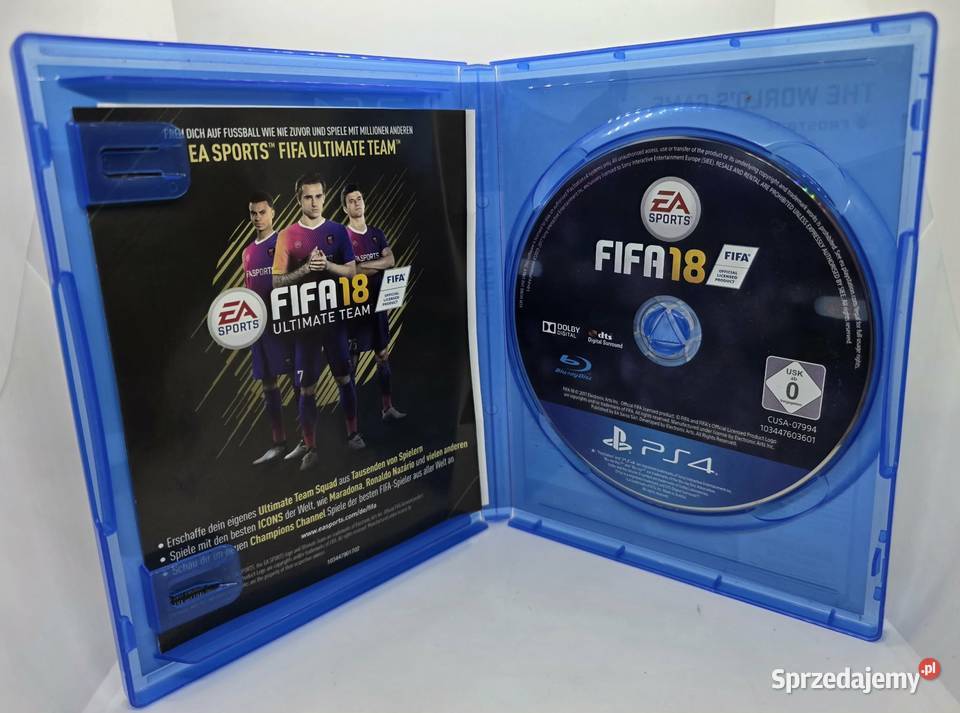 Gra FIFA 18 4 Gry na konsole sprzedam